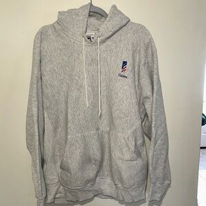 Lee Light Gray Hoodie with Embroidered Patch